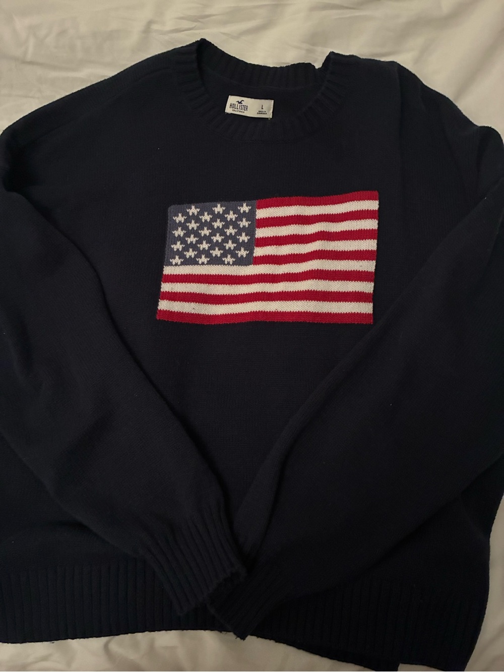American Flag Sweater